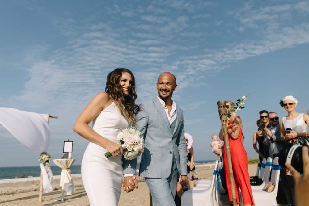 Vietnam beach wedding 